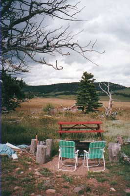 View from the trailer