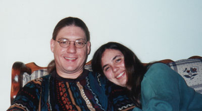 Me and Mike at my parents' house