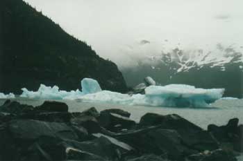 Blue Glacial Ice