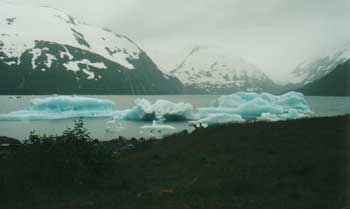 Blue Glacial Ice