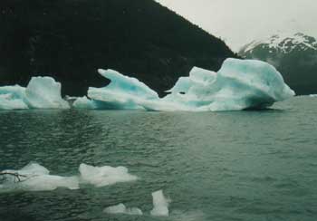 Blue Glacial Ice