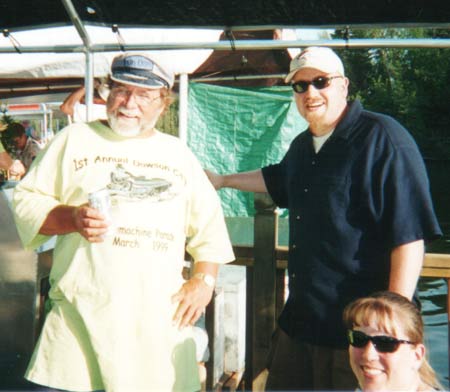 Fishing on the Barge