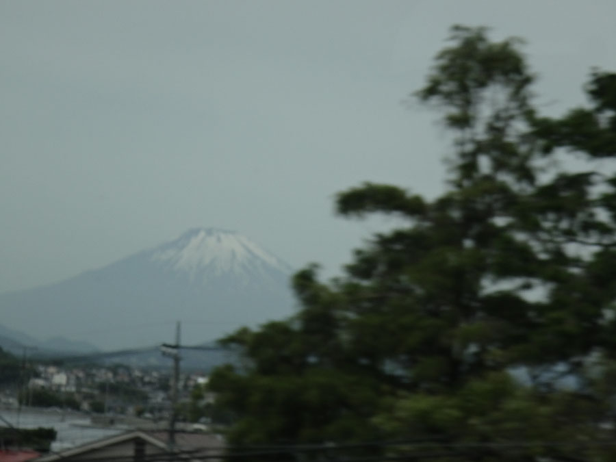 Mt. Fuji from the Nozomi train