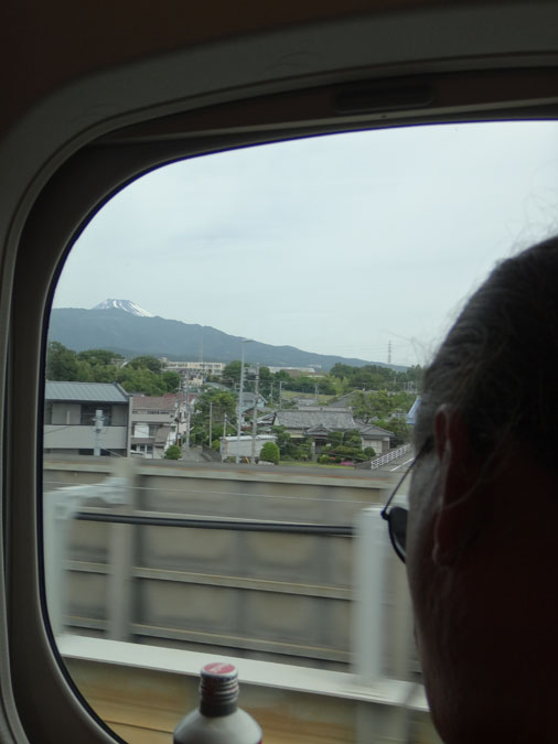 Mt. Fuji from the Nozomi train