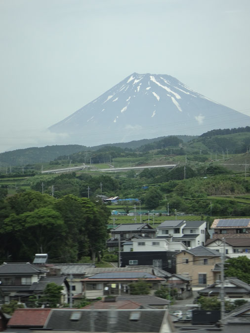 Mt. Fuji from the Nozomi train