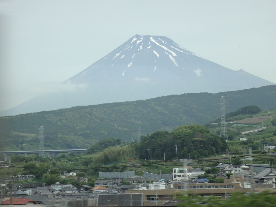 Mt. Fuji from the Nozomi train