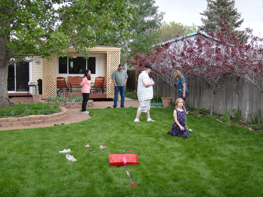 Michael Sanders, Gwenn Sanders (Gwenn Nicholls), Rannae Lyon (Rannae Sanders), Rob Lyon, Valerie Lyon