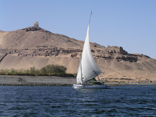 Boats on the Nile
