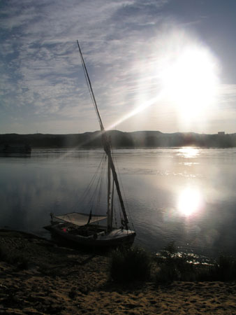 Boats on the Nile