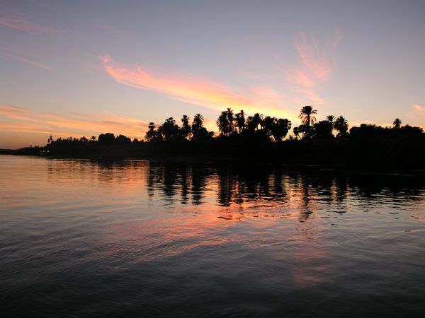 Sunset on the Nile