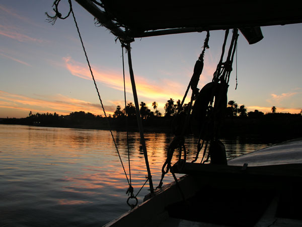 Sunset on the Nile